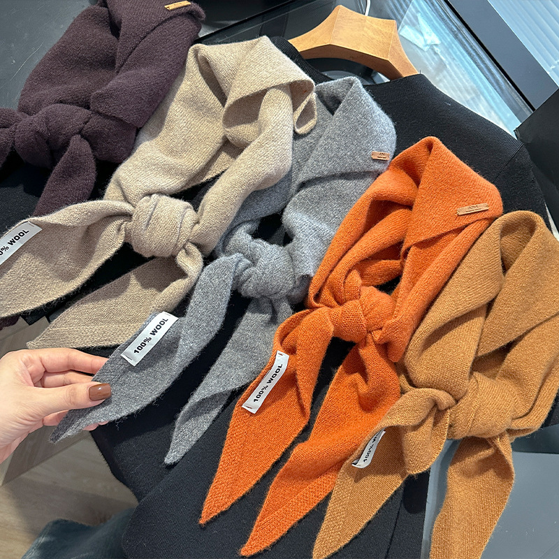 Cashmere Pashmina Wrap - وشاح محبوك المرأة 100% الصوف الشتاء
