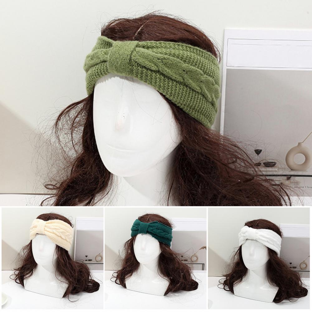 Fleece Ear Warmer Band - الشتاء الصوف مبطن عقال بلون تويست