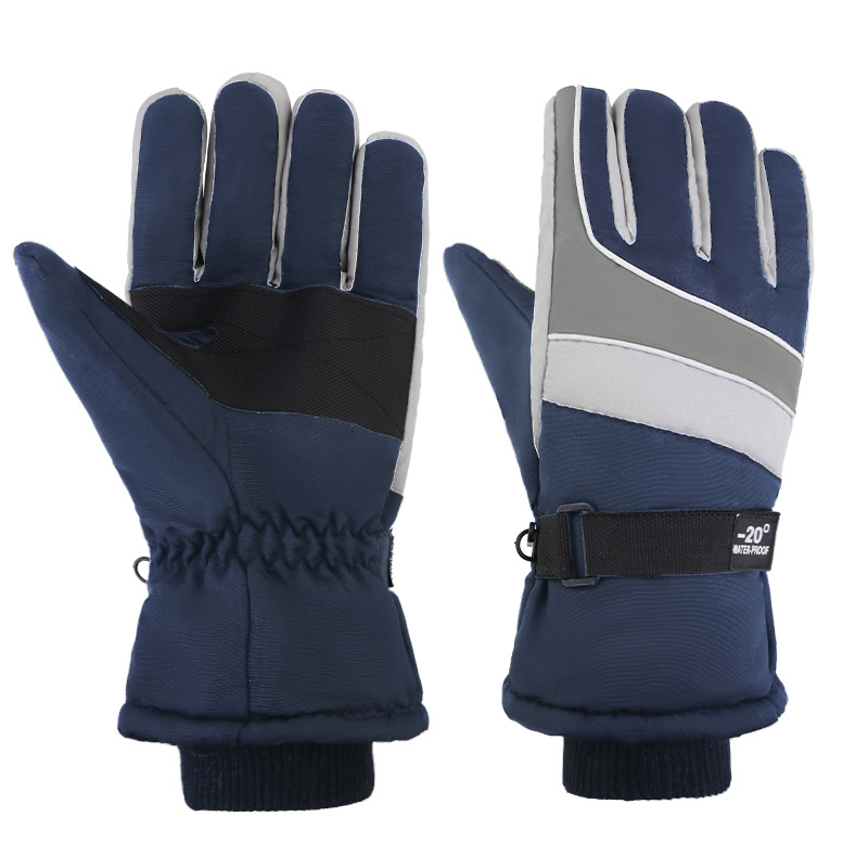 Snow Glove Insulated - قفازات تزلج شتوية للرجال، مقاومة للرياح،
