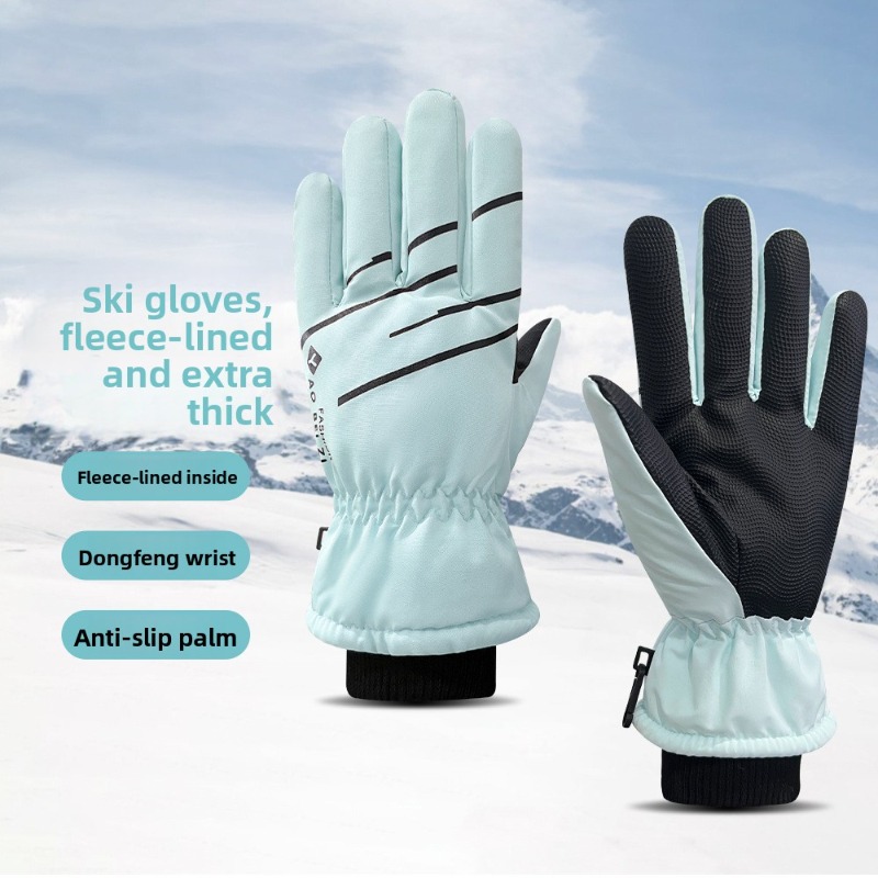 Snow Glove Insulated - قفازات تزلج شتوية للنساء، مقاومة للماء