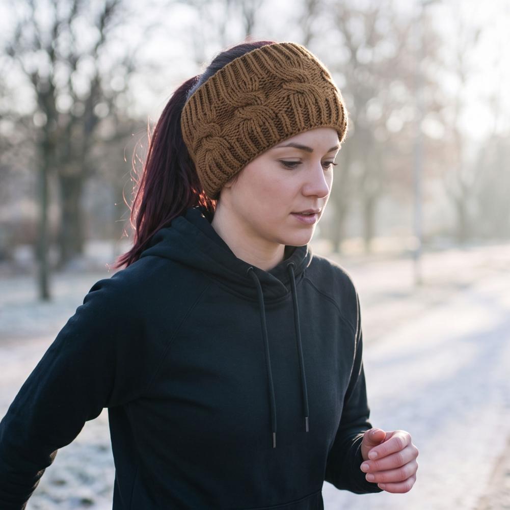 عصابة رأس من الفرو الصناعي للش - مراجعة Fleece Ear Warmer Band وسعره