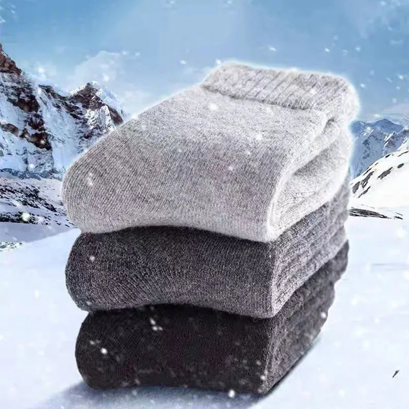 1 Pairs الشتاء الدافئة النساء  - مراجعة Thermal Sock Wool وسعره